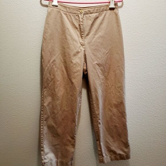 **Liz Claiborne kacki capri, 8 - Picture 1 of 3